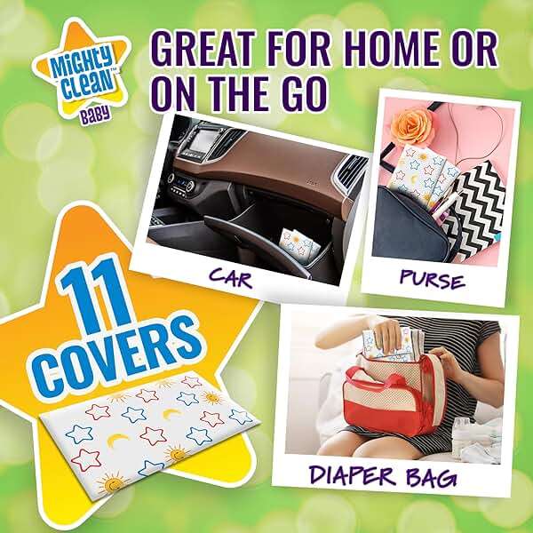 Mighty Clean Baby 22-Pack Disposable Toilet Seat Covers - XL Waterproof Potty Covers for Toddlers, Kids & Adults - Travel, Public Restrooms, Airplane, Potty Training - Image 3
