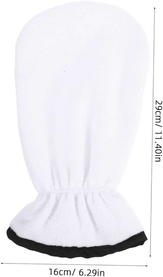 SHERCHPRY Facial Exfoliator Gloves Hand Mask for Dry Scalp Essential Oil Spa Gloves - Image 2