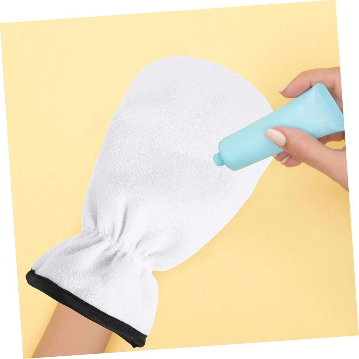 SHERCHPRY Facial Exfoliator Gloves Hand Mask for Dry Scalp Essential Oil Spa Gloves - Image 6