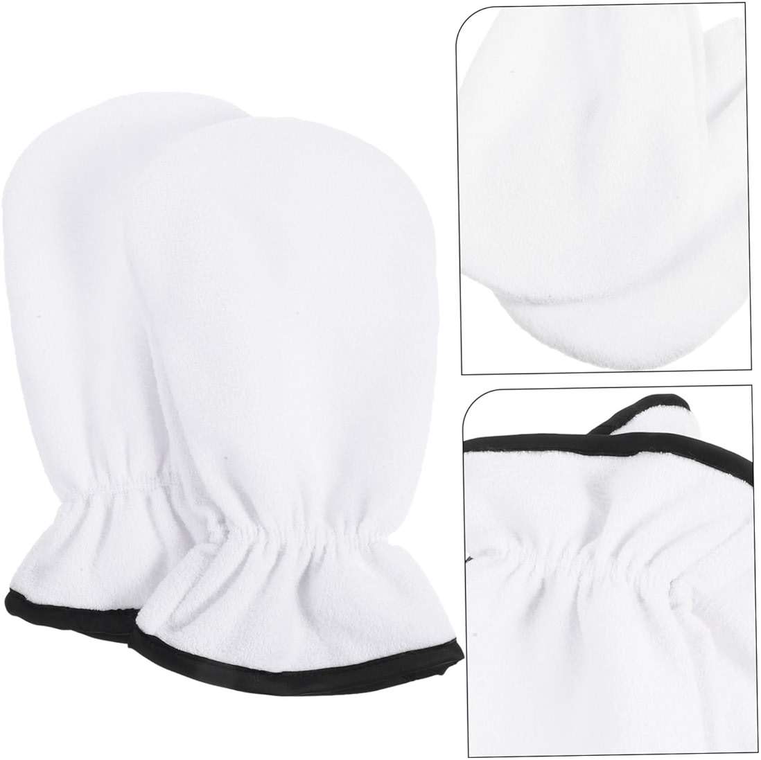 SHERCHPRY Facial Exfoliator Gloves Hand Mask for Dry Scalp Essential Oil Spa Gloves - Image 9