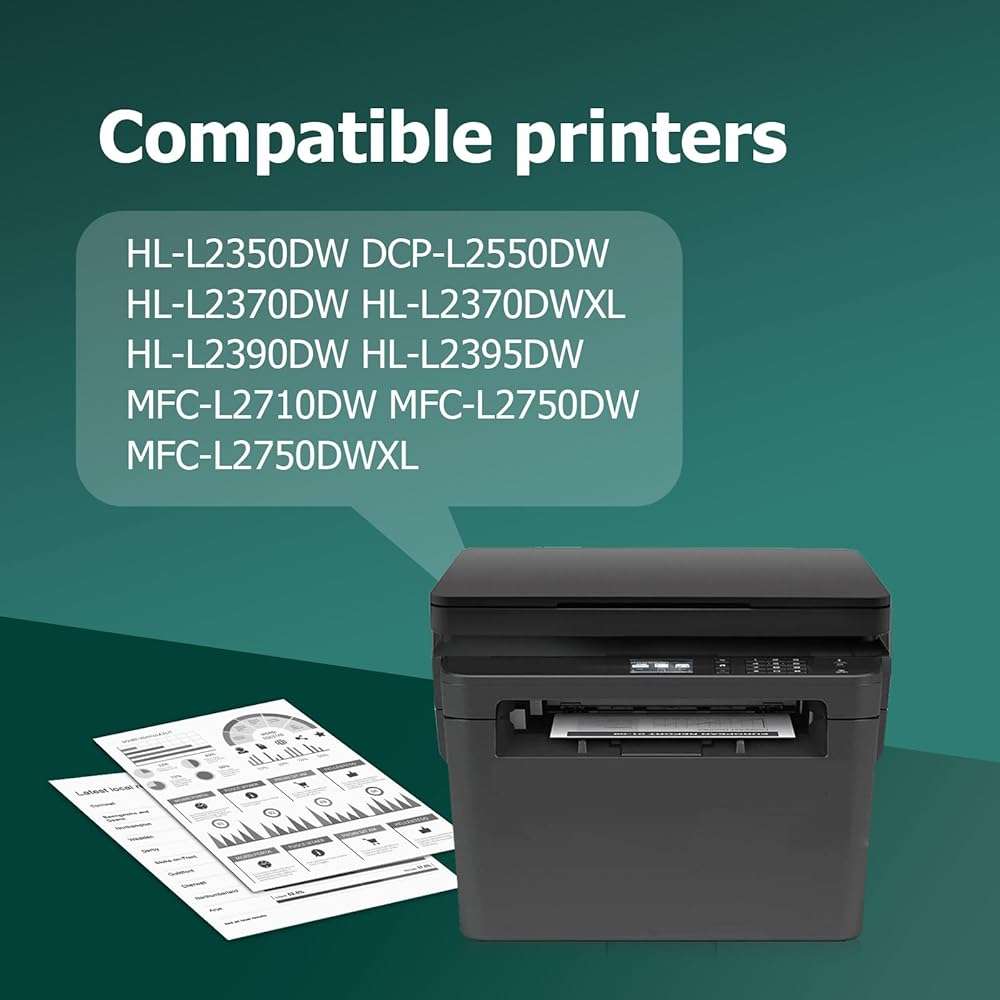 VAMTAY Remanufactured 2 Pack TN770 Toner Cartridges Replacement for TN 770 TN760 TN 760 High Yield MFC-L2710DW MFC-L2750DW XL HL-L2350DW HL-L2395DW DCP-L2550DW Printer - Image 2