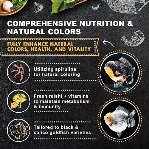 Ultra Fresh Apex Goldfish Growth Crisps, Premium All Natural Ingredients Goldfish Fish Food, Slow Sinking, 1.76 oz - Image 6