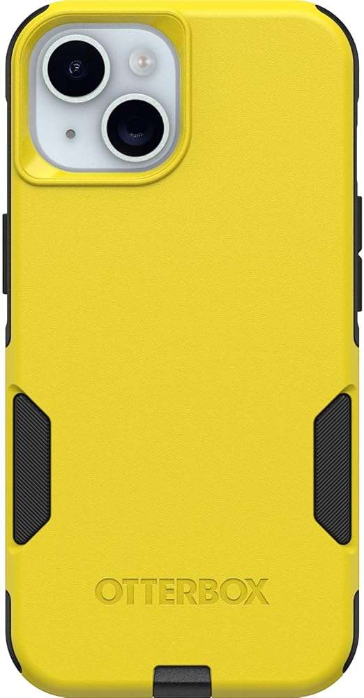 OtterBox iPhone 17e & iPhone 16e Commuter Series Case - Night Reverse (Yellow & Black) | Slim & Tough | Pocket-Friendly | with Port Protection | Non-Retail Packaging - Image 3