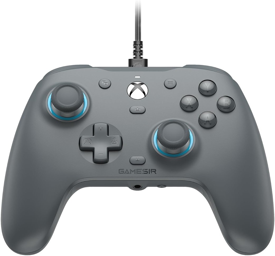 GameSir G7 SE Wired Controller for Xbox Series X|S, Xbox One & Windows 10/11, Plug and Play Gaming Gamepad with Hall Effect Joysticks/Hall Trigger, 3.5mm Audio Jack-Gray - Product Image
