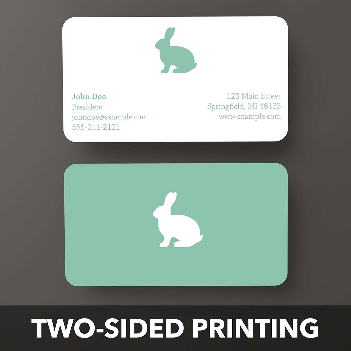 Custom Business Cards with Rounded Corners - 16pt Cardstock - Made in the USA (50 to 10,000 Cards) - Image 3