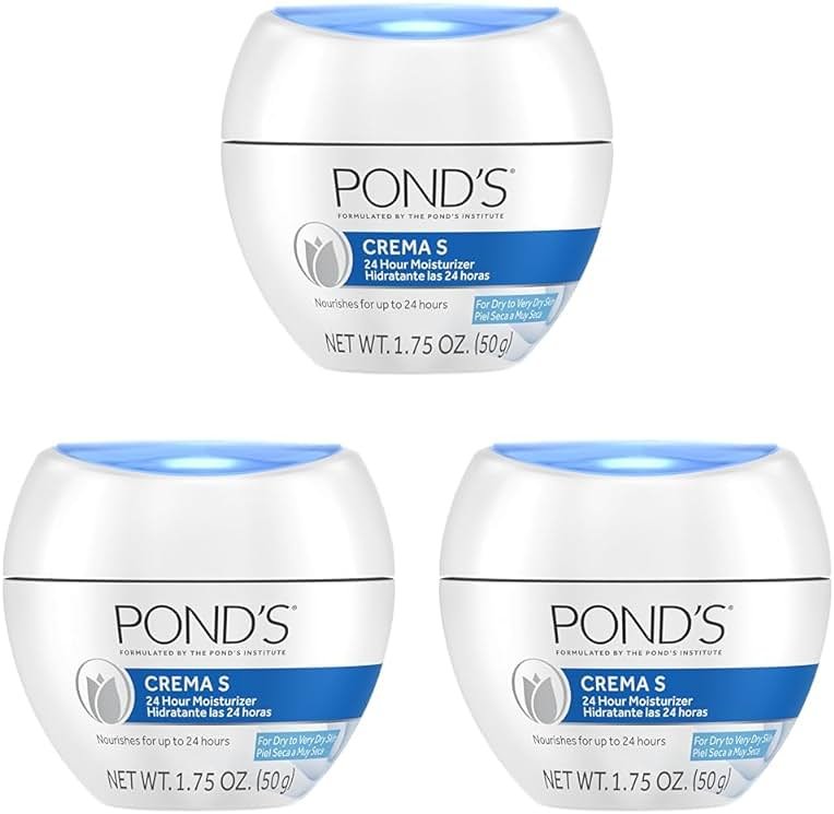 POND'S Nourishing Moisturizing Cream, Crema S 1.75 oz (Pack of 3) - Product Image