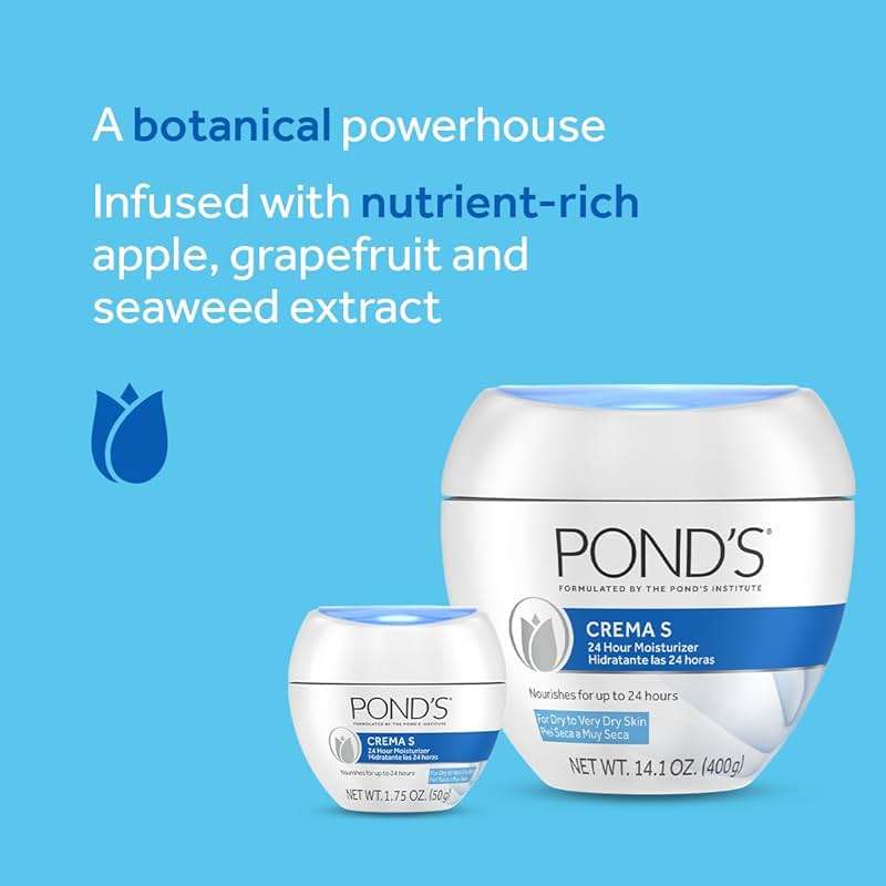POND'S Nourishing Moisturizing Cream, Crema S 1.75 oz (Pack of 3) - Image 4