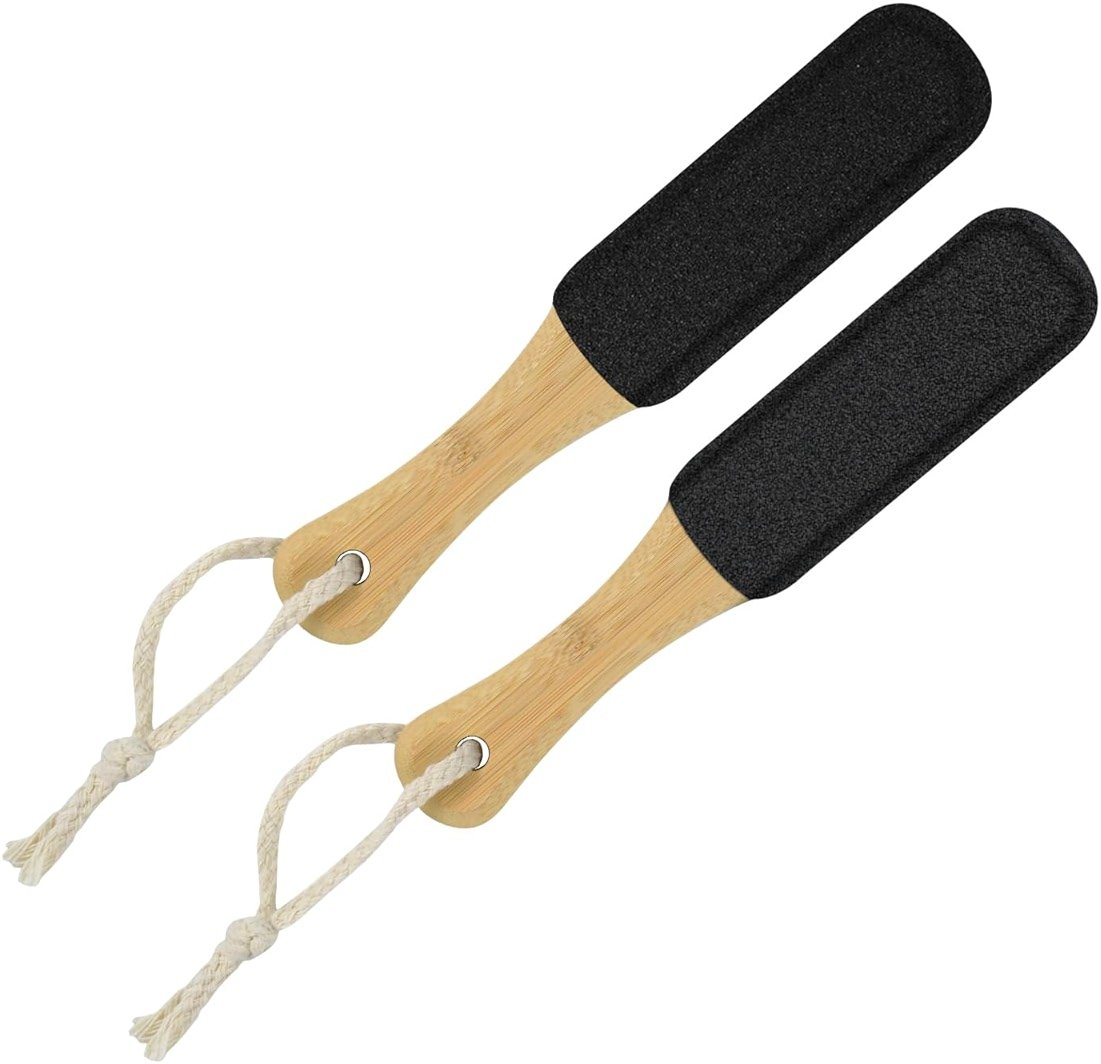 2 Pack Pumice Stone for Feet, Foot File and Callus Remover - Foot Scraper & Exfoliator Tool for Dead Skin, Cracked Heels, Dry Feet Care - Product Image