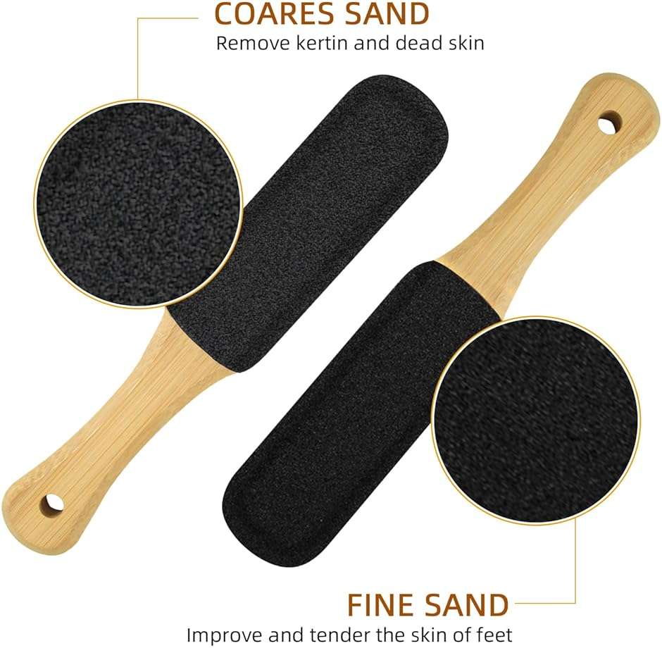 2 Pack Pumice Stone for Feet, Foot File and Callus Remover - Foot Scraper & Exfoliator Tool for Dead Skin, Cracked Heels, Dry Feet Care - Image 5
