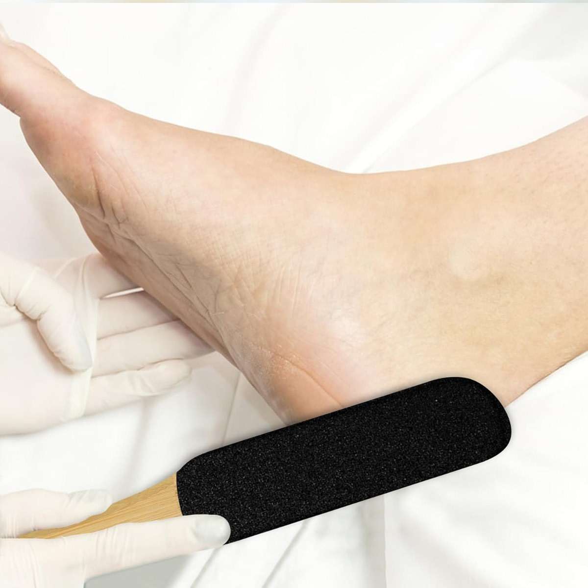 2 Pack Pumice Stone for Feet, Foot File and Callus Remover - Foot Scraper & Exfoliator Tool for Dead Skin, Cracked Heels, Dry Feet Care - Image 6