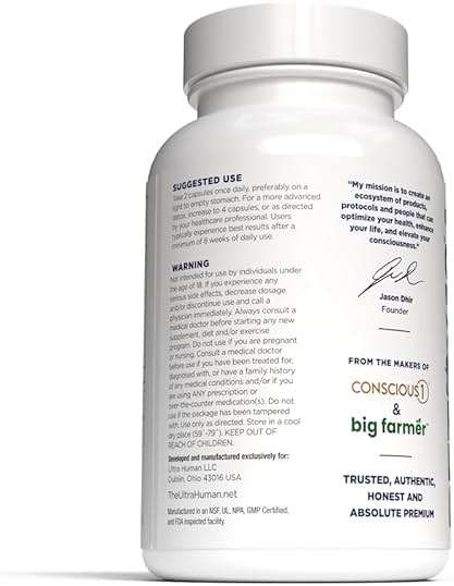 Ultra Human Daily Wellness Support – Heavy Metal Detox Cleanse, with Zeolite, Shilajit, Organic Chlorella & Spirulina, NAC & Alpha Lipoic. Supports Daily Detox, Cognition, Immune System -(Made in USA) - Image 2