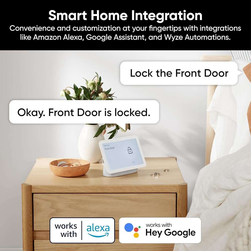 Wyze Auto-Lock Bolt v2, Fingerprint Keyless Entry Smart Lock, AI Learning Scanner with Wi-Fi Front Door Lock Deadbolt, Auto-Lock, 8 Months Battery, BHMA2, IP53, Anti-Peep Keypad, Backup Keys - Image 16