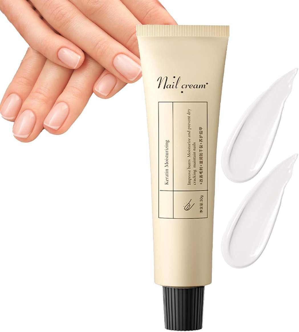 Keratin Nail Cream – 1oz Moisturizing Cream for Hands, Cuticles & Nails, Fast-Absorbing - Image 1