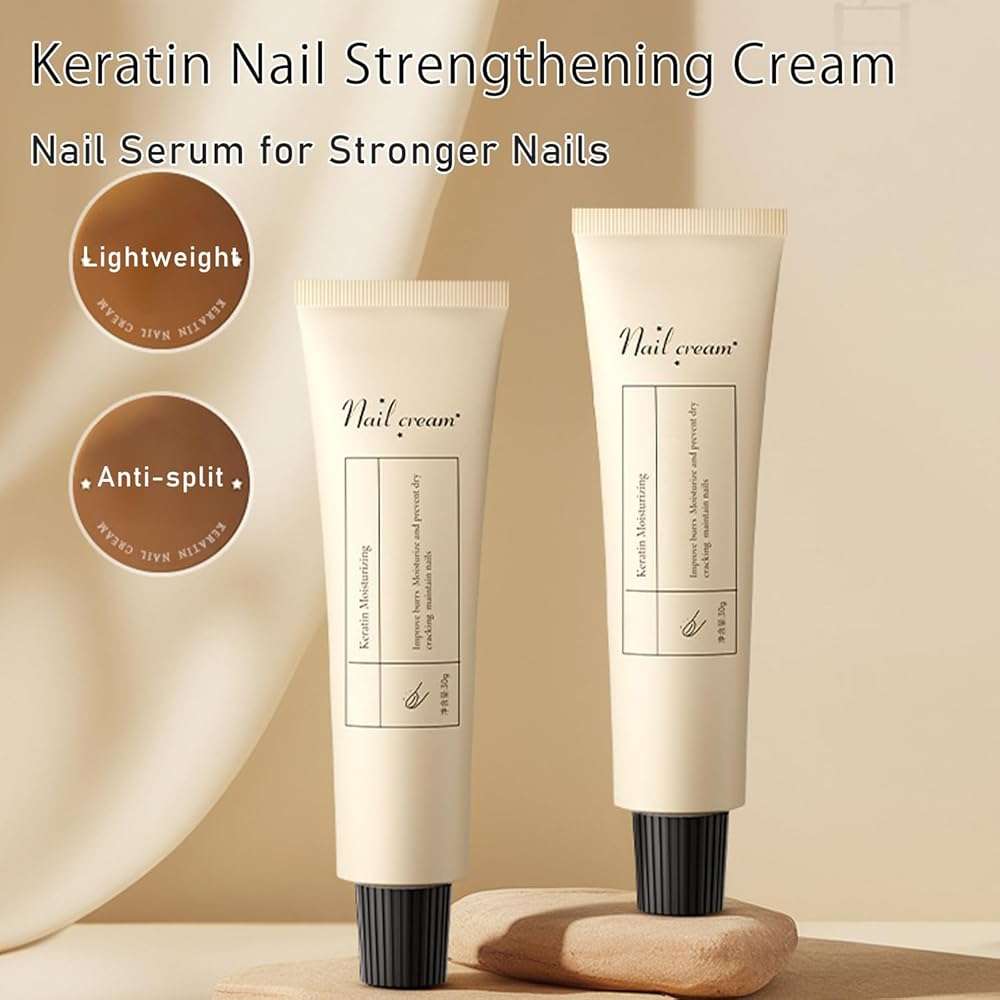 Keratin Nail Cream – 1oz Moisturizing Cream for Hands, Cuticles & Nails, Fast-Absorbing - Image 2