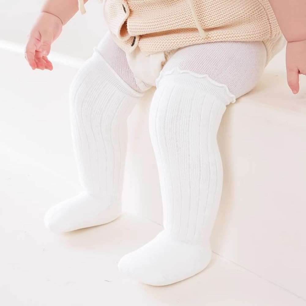 AQOKKA Baby Knee High Socks Kids Tube Long Boot Cotton Knit Stocking Infant Toddler Dress Socks for Boy Girl - Image 5