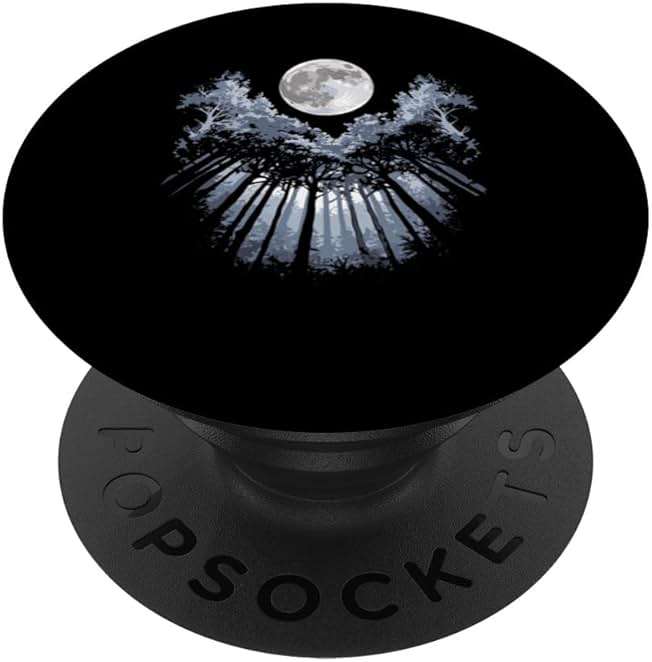 Hang Glider Over Forest Scenic Nature Art PopSockets Adhesive PopGrip - Image 1