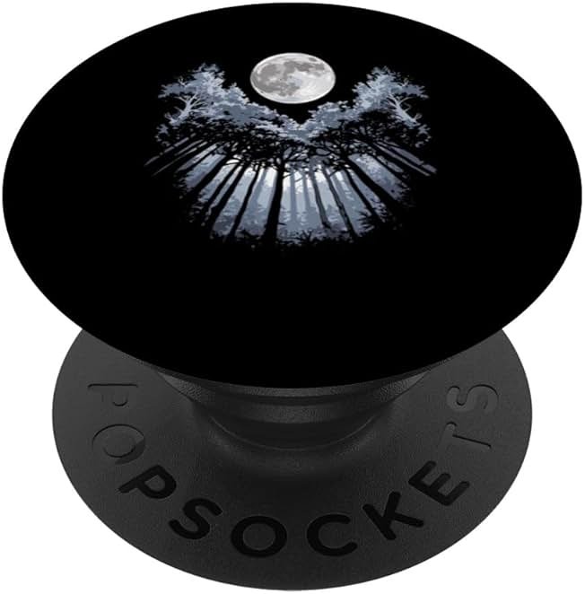 Hang Glider Over Forest Scenic Nature Art PopSockets Adhesive PopGrip - Product Image