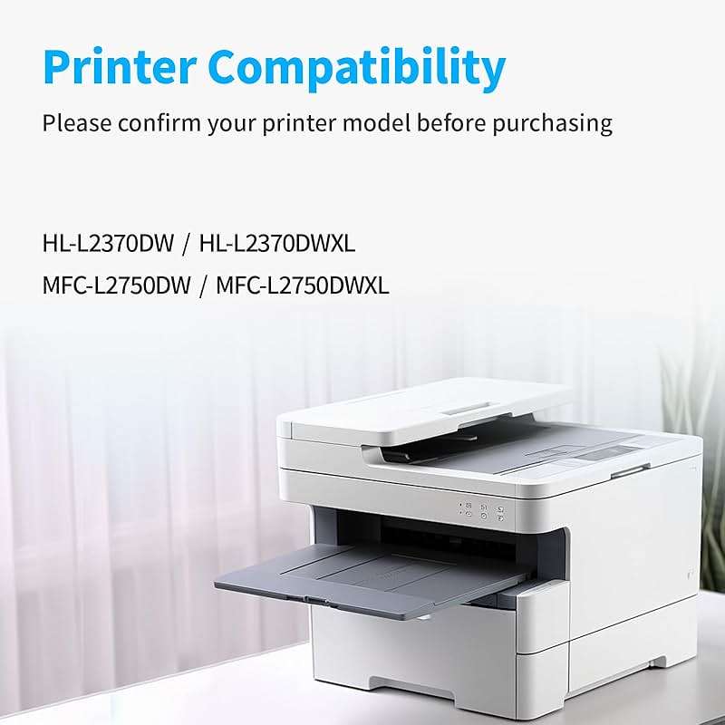 EASYPRINT Compatible TN770 Toner Replacement for Brother TN-770 TN770 Black Toner Cartridge Compatible for Brother HL-L2370DW Toner L2370DWXL MFC-L2750DW L2750DWXL, 2-Pack - Image 2