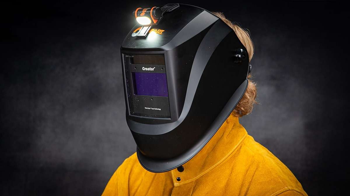 Hobart LED Welding Helmet Light Attachment - 90 Lumen Helmet Mounted Headlamp Welding Light - AA Battery Powered, Adjustable Modes - Fits Hobart Inventor™, Creator™ & Pillar™ Series (Model 117009) - Image 4
