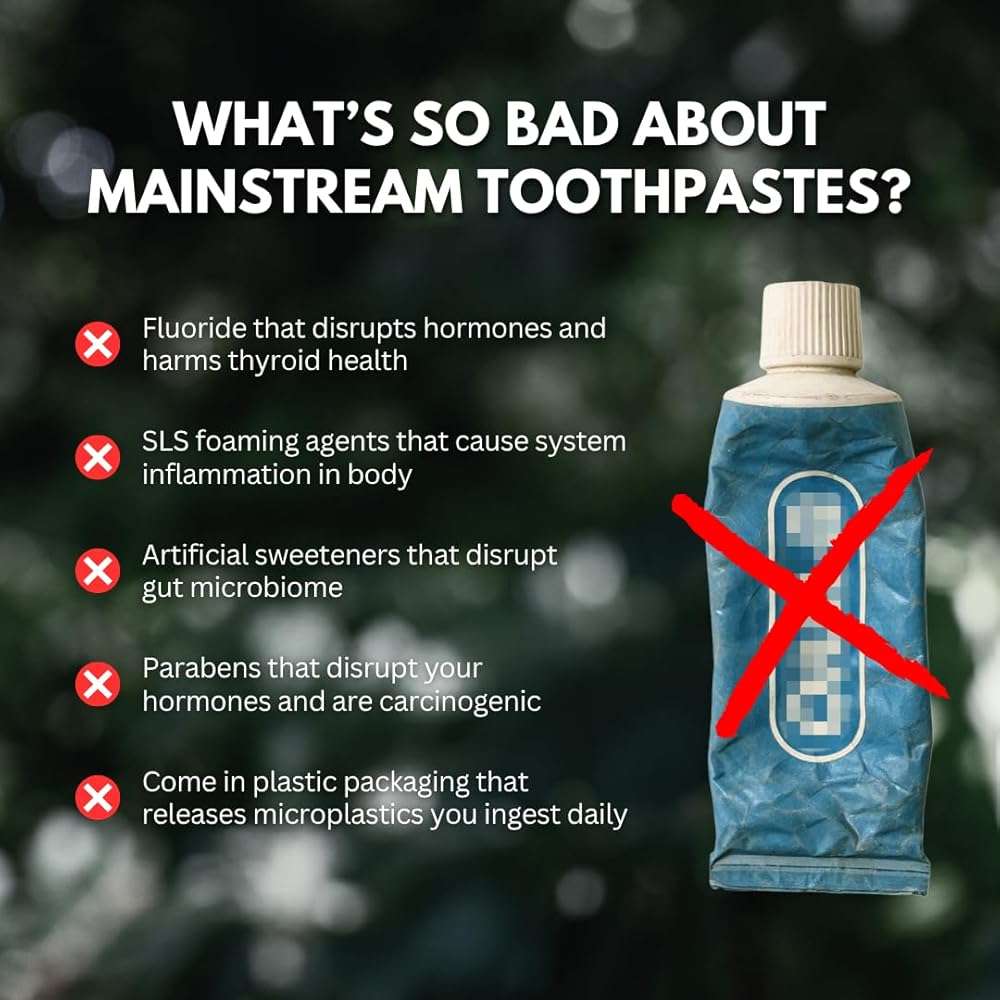 PRIMALS Fluoride-Free Toothpaste Tablets - Nano Hydroxyapatite - Zero Artificial Flavors or Plastic - Remineralizes & Whitens Teeth - 60 Count (1 Month Supply) - Image 3