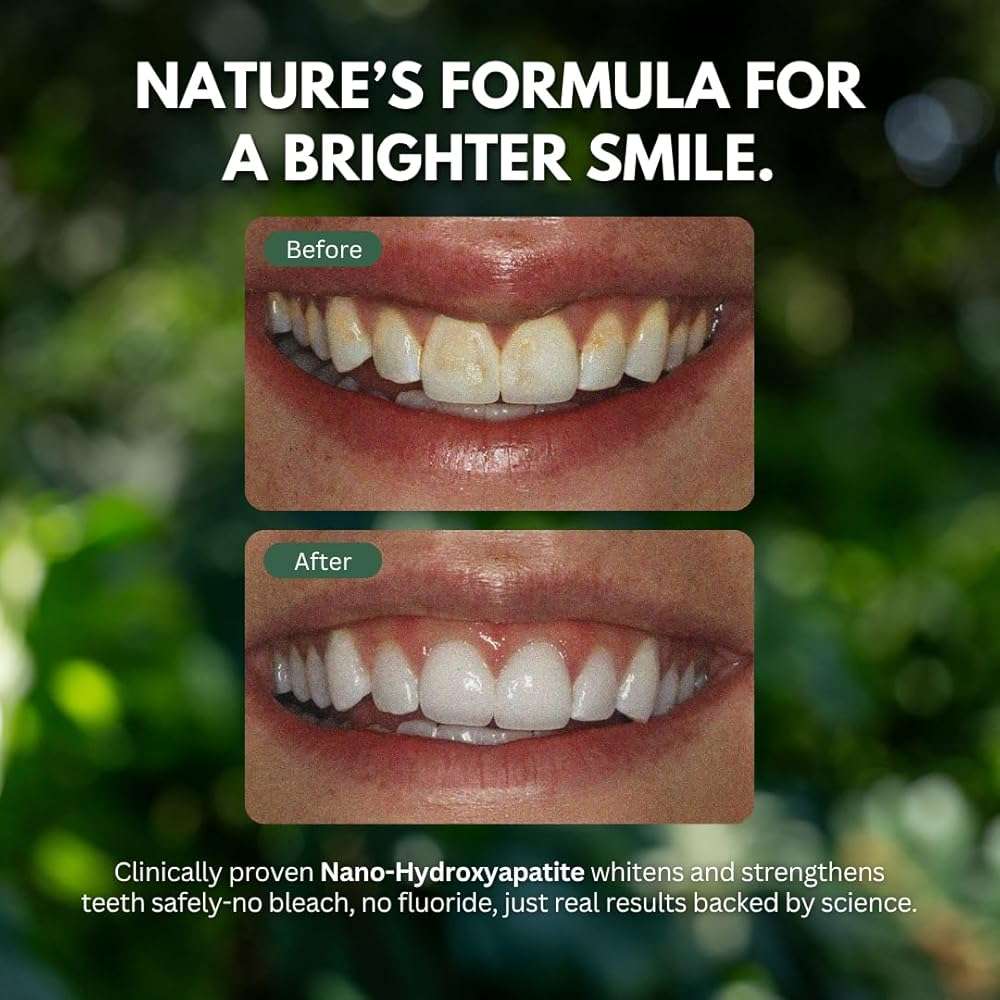 PRIMALS Fluoride-Free Toothpaste Tablets - Nano Hydroxyapatite - Zero Artificial Flavors or Plastic - Remineralizes & Whitens Teeth - 60 Count (1 Month Supply) - Image 6