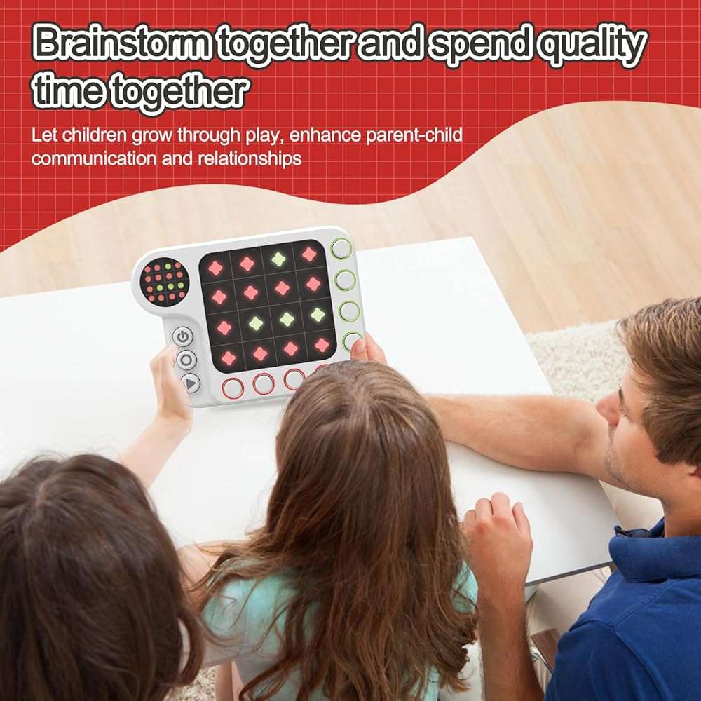 Logic Brain Teasers Game,Original 300 Challenges-Handheld Electronic Games for Kids,Adult,Teen&Seniors , Portable Educational Toys and Travel Games for Boys & Girl,Gift for Age 6+(Non-Rechargeable) - Image 4