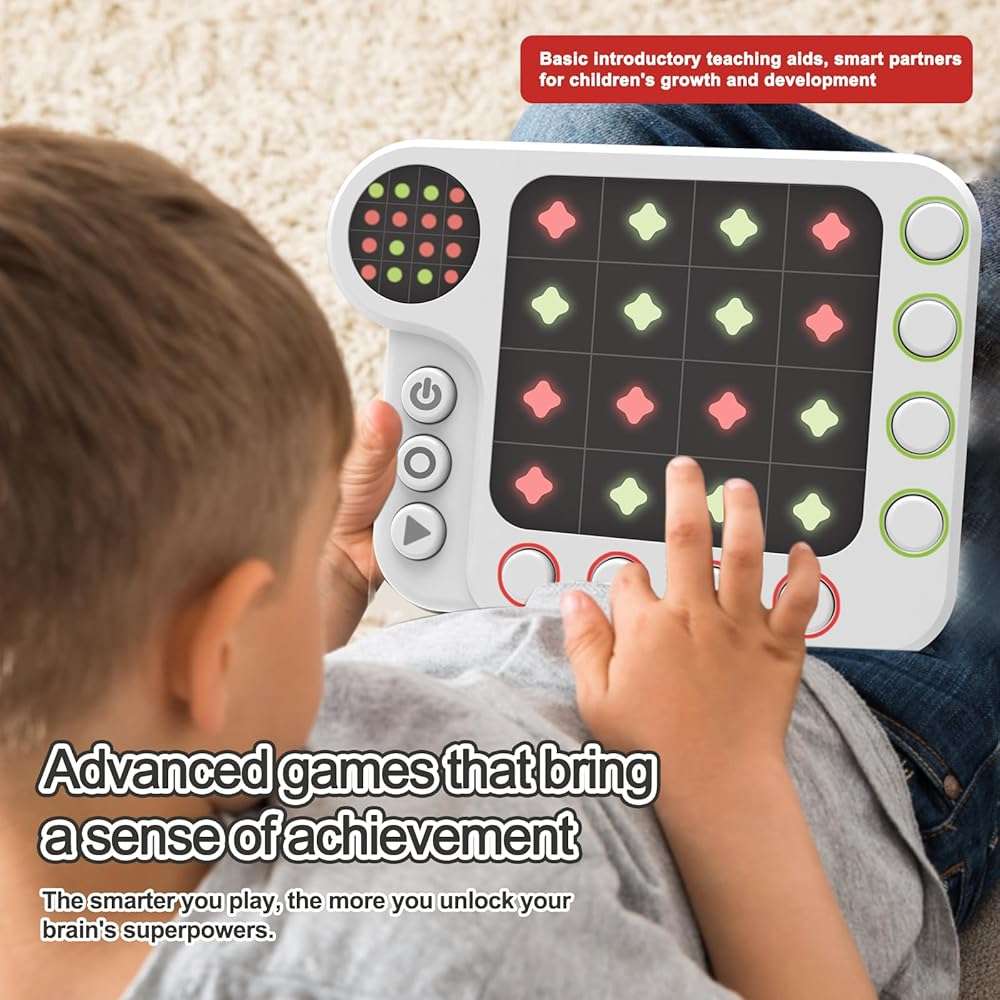 Logic Brain Teasers Game,Original 300 Challenges-Handheld Electronic Games for Kids,Adult,Teen&Seniors , Portable Educational Toys and Travel Games for Boys & Girl,Gift for Age 6+(Non-Rechargeable) - Image 6