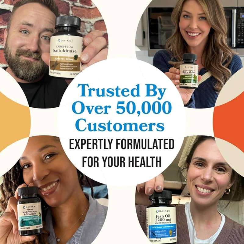 DAIKEN Lutein and Zeaxanthin Supplements, AREDS 2 Inspired Formula with Astaxanthin, Maqui Berry, Bilberry, Flaxseed Oil & Vitamin E, 30 Softgels - Image 8