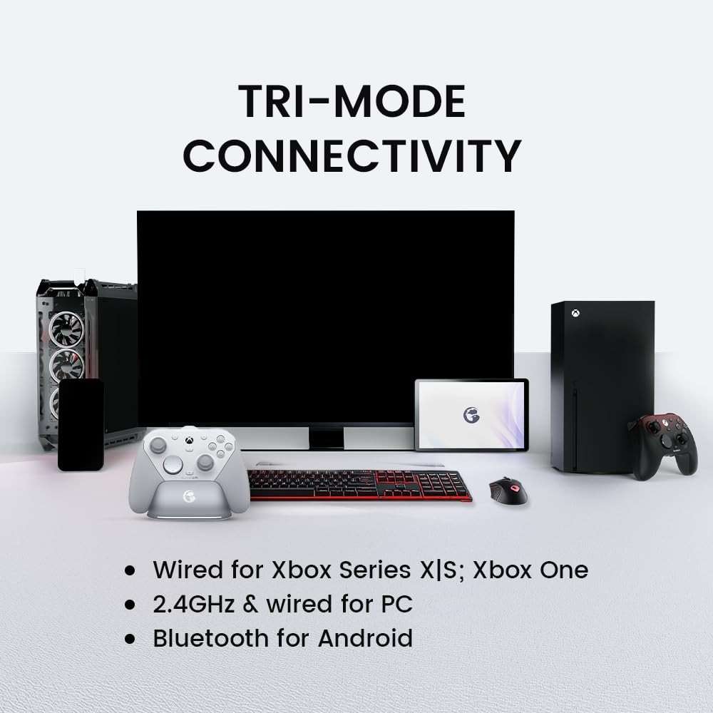 GameSir G7 Pro Wired Controller for Xbox Series X|S, Xbox One, Wireless Gamepad for PC&Android with TMR Sticks, Hall Effect Analog Triggers, 1000Hz Polling Rate, 3.5mm Audio Jack - Black - Image 3