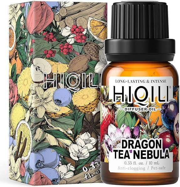 HIQILI Dragon Tea Nebula Diffuser Oil for Humidifiers & Aromatherapy, Inspired by Ar-mani The Yu.Long, Large Room & Office - 0.34 Fl Oz - Product Image
