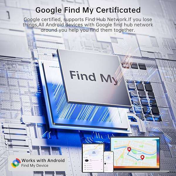 JNLIK Air Tracker Tag for Android(Android Only ) IP65 Waterproof Smart Tag & Item Finder | Ultra-Long Battery | Works with Google Find My Device | Find Keys/Wallet/Car (2026 new Model) - Image 3