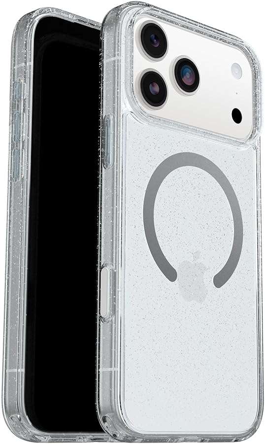 OtterBox iPhone 17 Pro Max Symmetry Series Clear Case - Stardust - Ultra-Thin, Sleek iPhone Case, MagSafe with Camera Control - Image 3