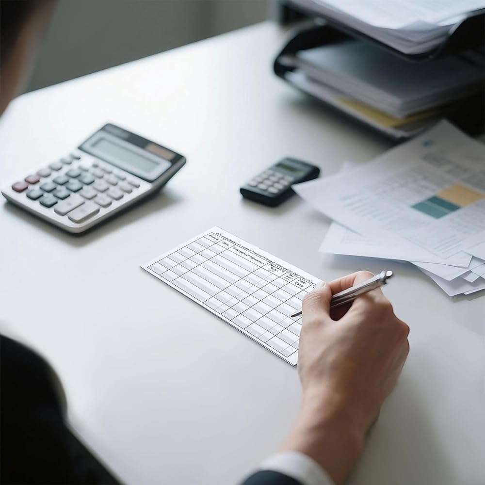 12 - Pack 6"×3" Check Registers for Personal Checkbook - Blank Ledger Transaction Registers for Personal or Business Bank, Saving Account, Deposit & Credit Card - Image 8
