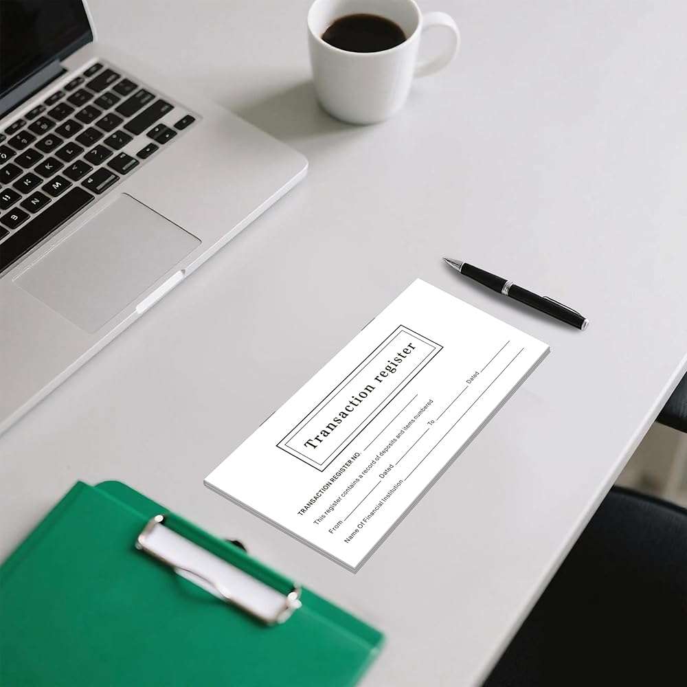 12 - Pack 6"×3" Check Registers for Personal Checkbook - Blank Ledger Transaction Registers for Personal or Business Bank, Saving Account, Deposit & Credit Card - Image 9