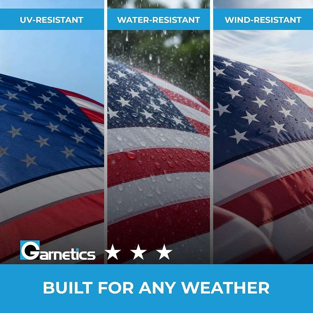 American Flag | American Flags for Outside 3X5 |100% Made in USA Flag-not imported - Premium US Flag 3X5 Heavy Duty Outdoor with Embroidered Stars and Sewn Stripes. - Image 6