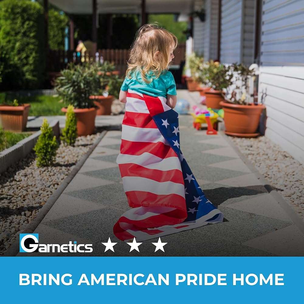 American Flag | American Flags for Outside 3X5 |100% Made in USA Flag-not imported - Premium US Flag 3X5 Heavy Duty Outdoor with Embroidered Stars and Sewn Stripes. - Image 9