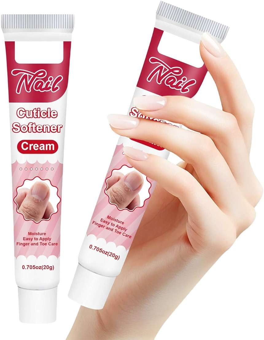 Nail Cuticle Cream, Moisturizing Professional Cuticle Cream for Dry and Splitting Cuticles & Rough and Rigid Skin, Removes Dry Dead Skin Overgrown Cuticles Nail - Softens Cuticles(2PCS) - Image 1