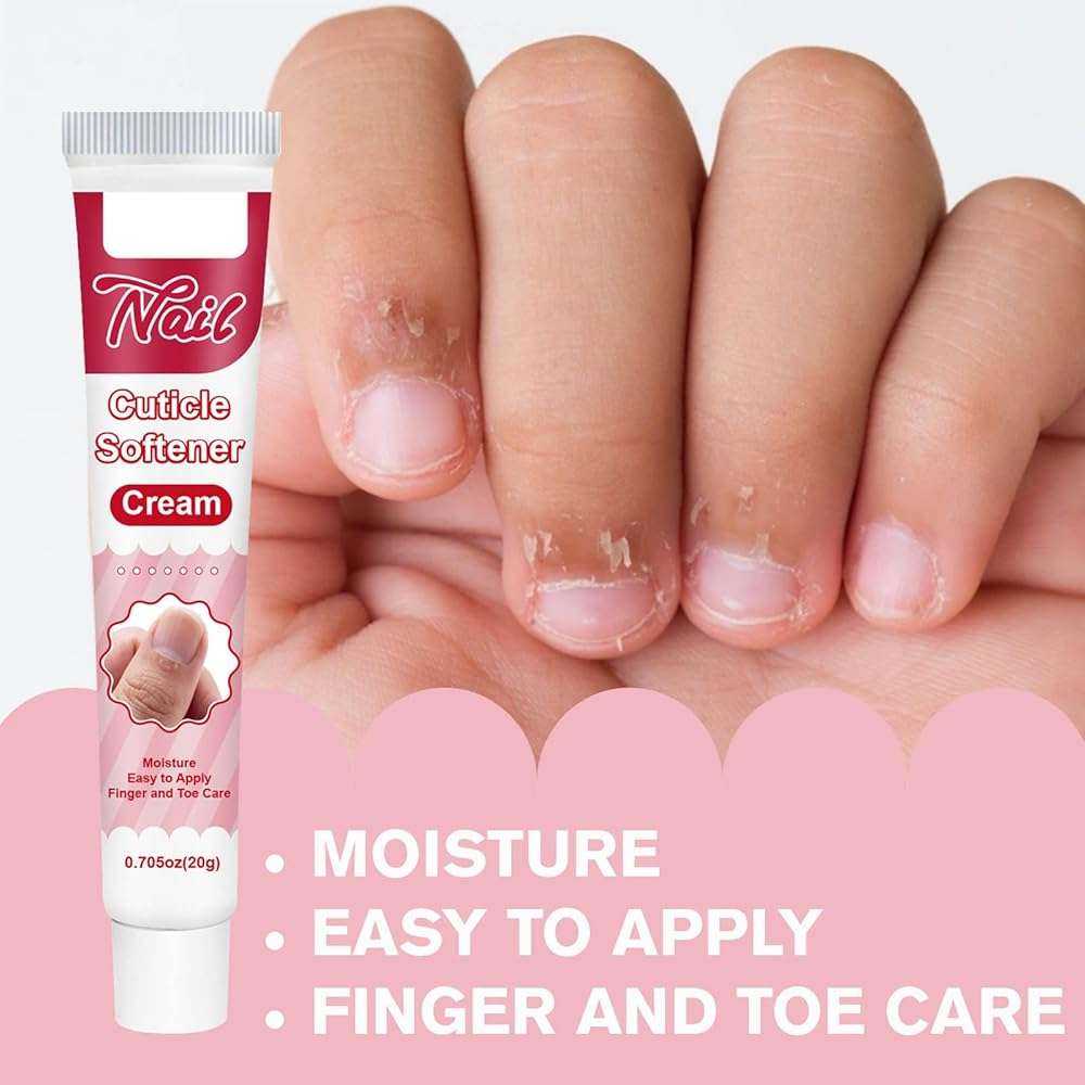 Nail Cuticle Cream, Moisturizing Professional Cuticle Cream for Dry and Splitting Cuticles & Rough and Rigid Skin, Removes Dry Dead Skin Overgrown Cuticles Nail - Softens Cuticles(2PCS) - Image 2