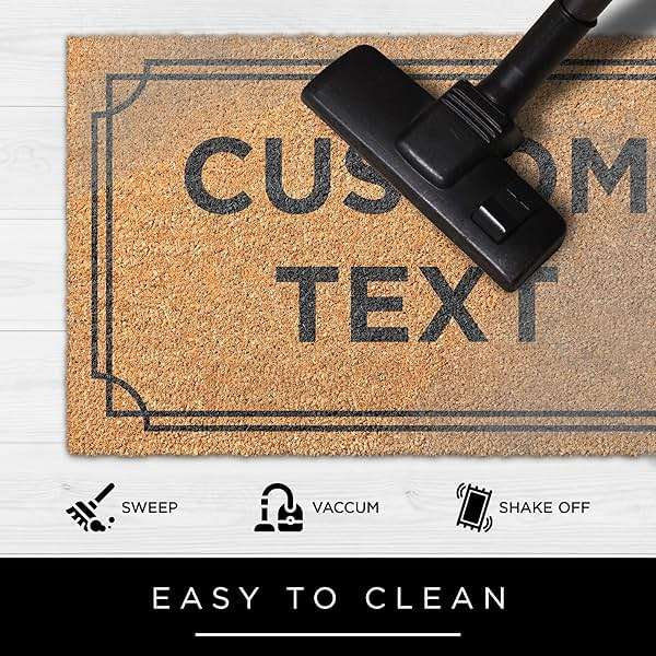 Personalized Door Mat, Custom Coir Doormat, Customize with Text, Front Door Mat, Indoor/Outdoor, Housewarming, Heavy Duty Slip Resistant Backing, Natural Coir Material - Image 6