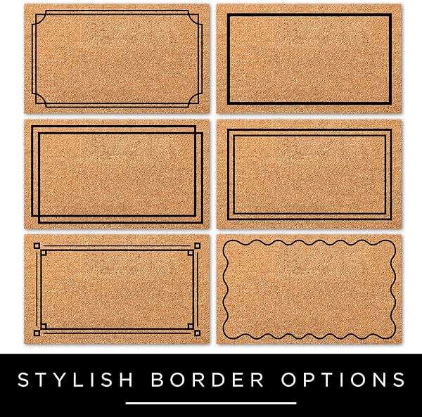 Personalized Door Mat, Custom Coir Doormat, Customize with Text, Front Door Mat, Indoor/Outdoor, Housewarming, Heavy Duty Slip Resistant Backing, Natural Coir Material - Image 7