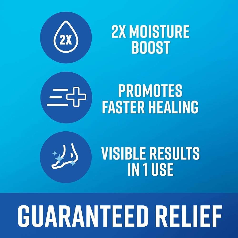 O’Keeffe’s for Healthy Feet Heel Repair Kit with Urea & Lactic Acid – (1 Pair) Reusable Foot Sleeves + 3 oz. Intense Renewal Foot Cream, Exfoliates & Softens Dry Heels - Image 3