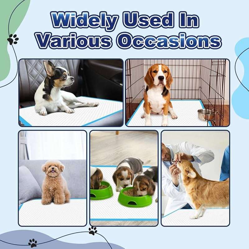 Puppy Pads XL 100 Count, Dog Pee Pads Extra Large, 34"x28" Pee Pads for Dogs, X-Large Disposable Dog Training Pads Super Absorbent&Leak-Proof, Crate Potty Piddle Pads for Doggy, Pet Supplies - Image 8