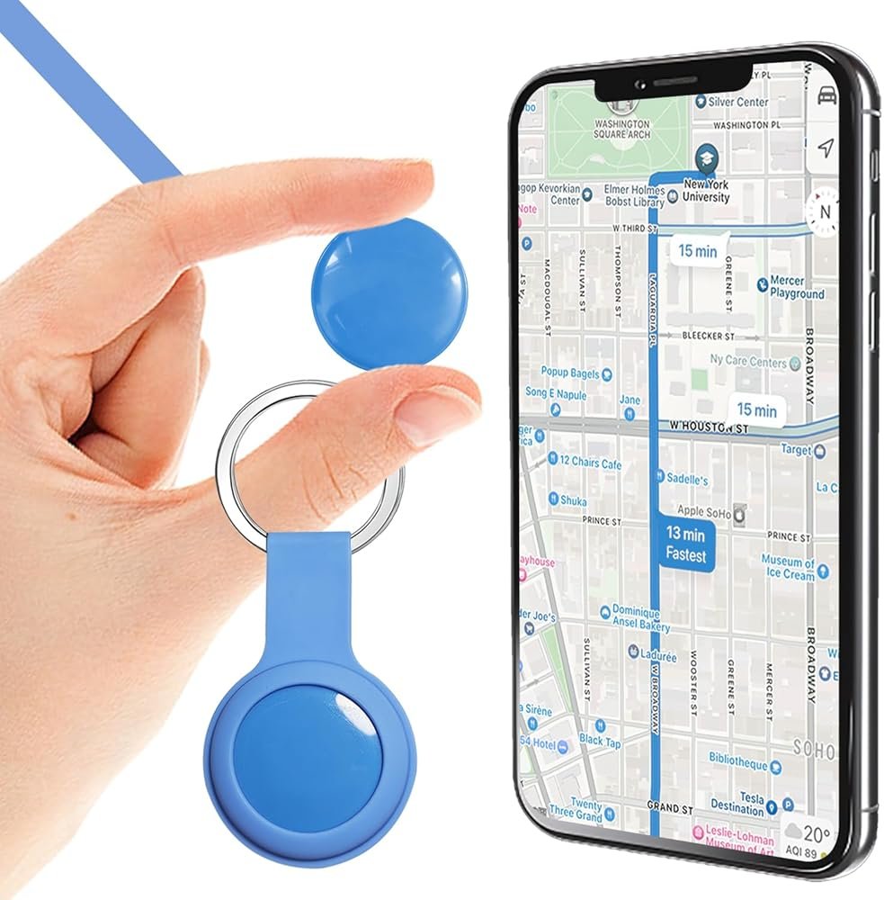 GPS Tracker for Vehicles,Cars,Kids & Pets,Real-Time Location Updates,No SIM Card No Subscription,Long Standby Waterproof GPS Tracking Device for Dogs, Elderly & Valuables (Android & iOS) - Product Image