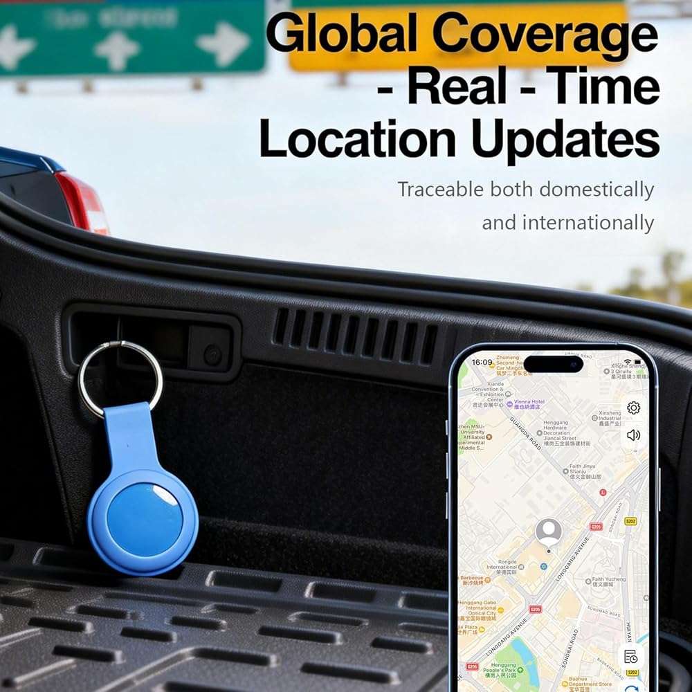 GPS Tracker for Vehicles,Cars,Kids & Pets,Real-Time Location Updates,No SIM Card No Subscription,Long Standby Waterproof GPS Tracking Device for Dogs, Elderly & Valuables (Android & iOS) - Image 4