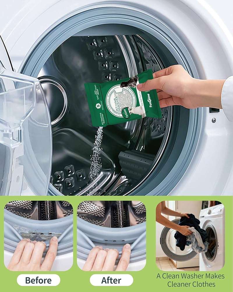 FURGONE Upgraded Pet Hair Dissolver Pro Washing Machine Cleaner Powder, Deep Cleaning Pet Bedding, 100g, 4 Sachets, Dog Cat Hair | Stain | Odor Remover for Laundry, No More Fur - Image 6