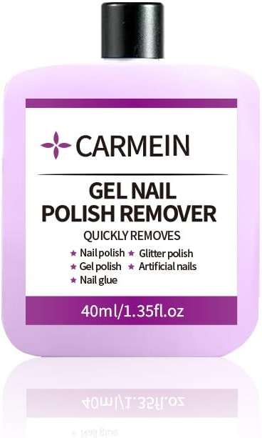 CARMEIN (1pcs) Gel Nail Polish Remover,QUICKLY REMOVES,Nail polish,Glitter polish,Gel polish,Artificial nails,Nail glue,Gel Nails Home Salon DIY 40ml/1.35fl.oz - Image 1