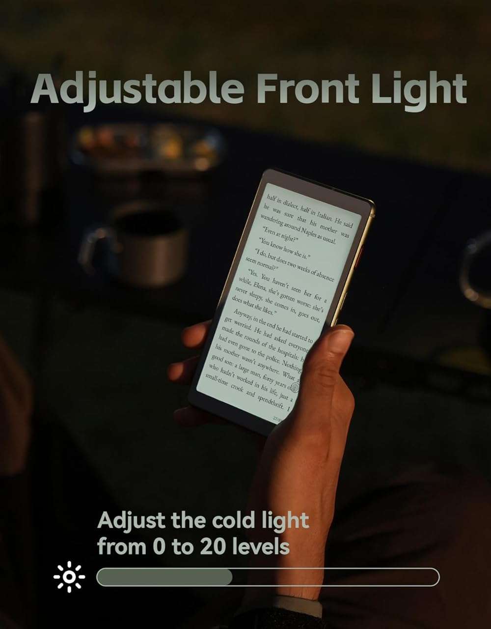 VIWOODS 6.13'' Carta1300 AiPaper Reader with 4G Connectivity, Ultra-Thin & Light E Ink eReader Device, AI Integrated, 300PPI, Adjustable Front Light, 128GB Storage - Image 8