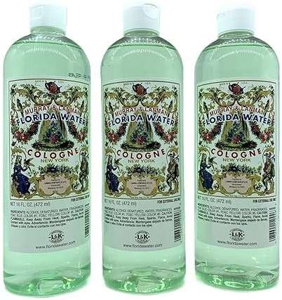 Lanman & Kemp Florida Water, 16 Fl Oz, Pack of 3, Floral Lemon Scent, Unisex - Image 1
