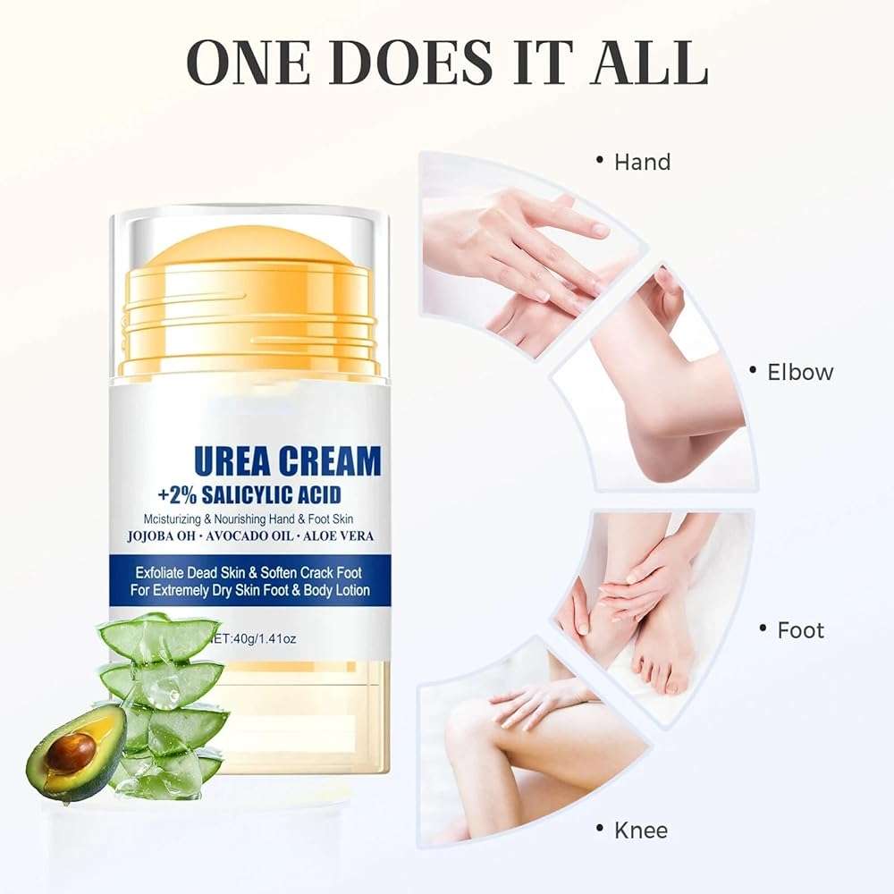 YAWOTA Hydrating and Anti-Cracking Foot Cream, Hydrating and Anti-Cracking Foot Cream for Dry Cracked Feet Knees Elbows Hands Hydrates, Smoothing Skin Women and Men (1) - Image 5