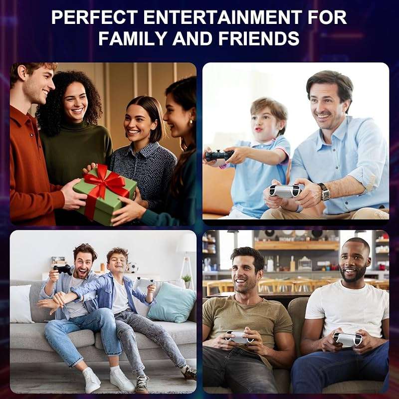 Retro Gaming Console, Game Stick,4K HDMI Output, 40,000+ Games and 23 Emulators, Dual 2.4G Wireless Controllers,Plug and Retro Play Video Games for TV (M15) - Image 7